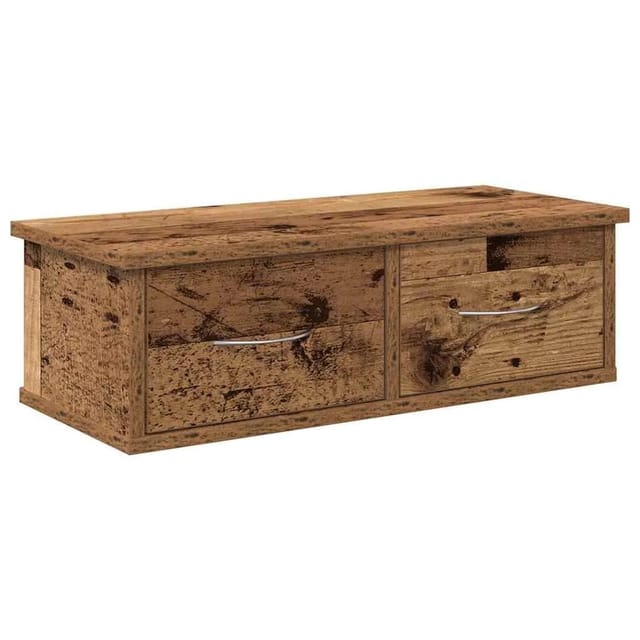 vidaXL Wandschrank Altholz-Optik 60x26x18,5 cm Holzwerkstoff 855858