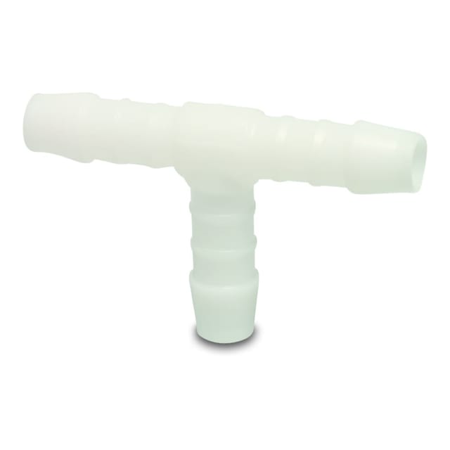 Klasebo Schlauchverbinder Kunststoff T-stück 6 mm Weiß
