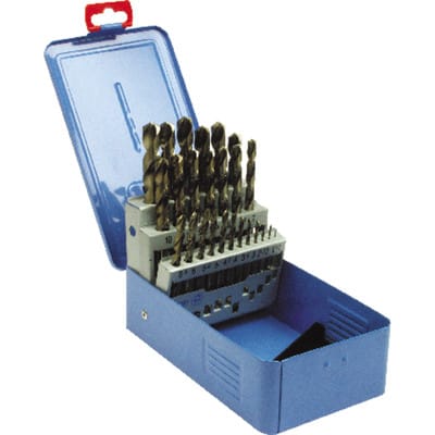 Westfalia HSS Cobalt Bohrer-Set 19-Teilig 1-10 mm
