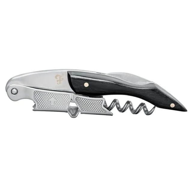 Ich-Zapfe Kellnermesser Petit Noir mit Ebenholzgriff aus Edelstahl
