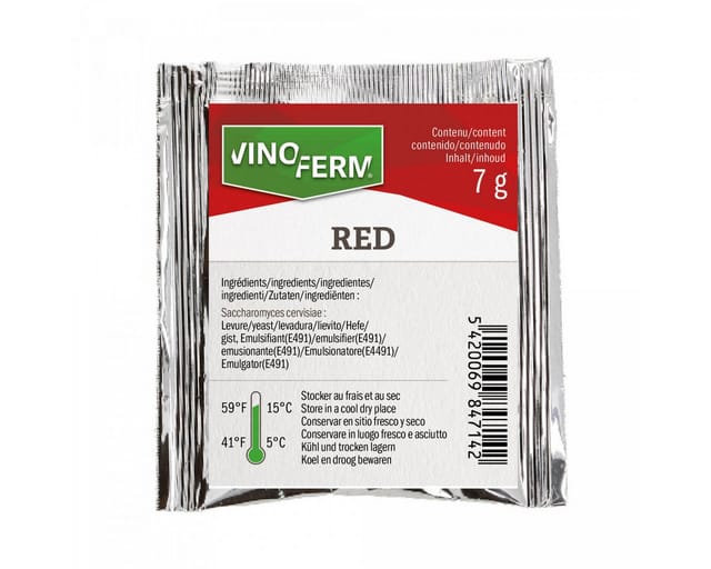 Ich-Zapfe Trockenhefe Wein Vinoferm Red 7 g