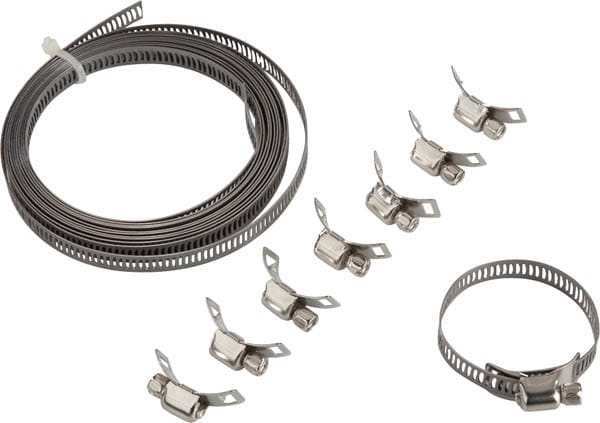 Westfalia Schlauchklemmen-Set 8 Teile Edelstahl 8 mm