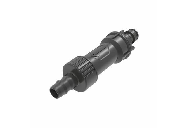 Cellfast Druckminderer Tropfbewässerung Universalanschluss 16 mm 1,5 Bar Kunststoff Schwarz