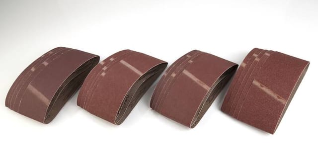 Westfalia Schleifband-Set aus Stoff 75 X 457 mm 20-Teilig