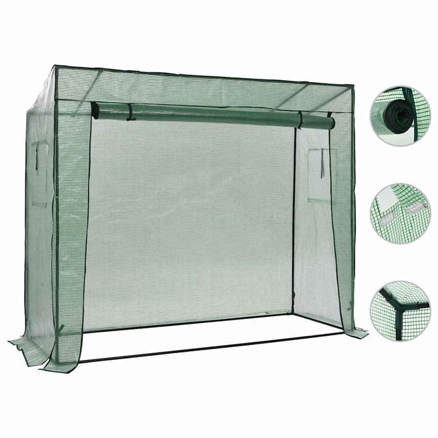 vidaXL Begehbares Gewächshaus 200 x 80 x 173 cm 46918