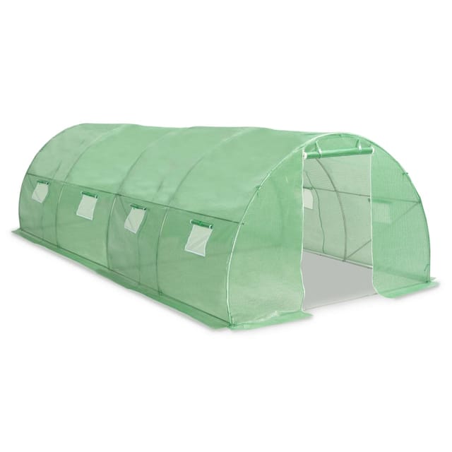 vidaXL Gewächshaus 18m² 600x300x200 cm 45536