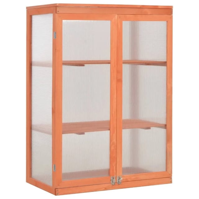 vidaXL Gewächshaus-Schrank Holz 75x47x109 cm 170646