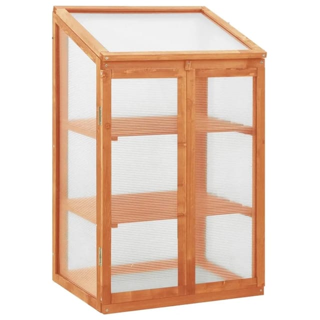 vidaXL Gewächshaus 60x45x100 cm Tannenholz 314848
