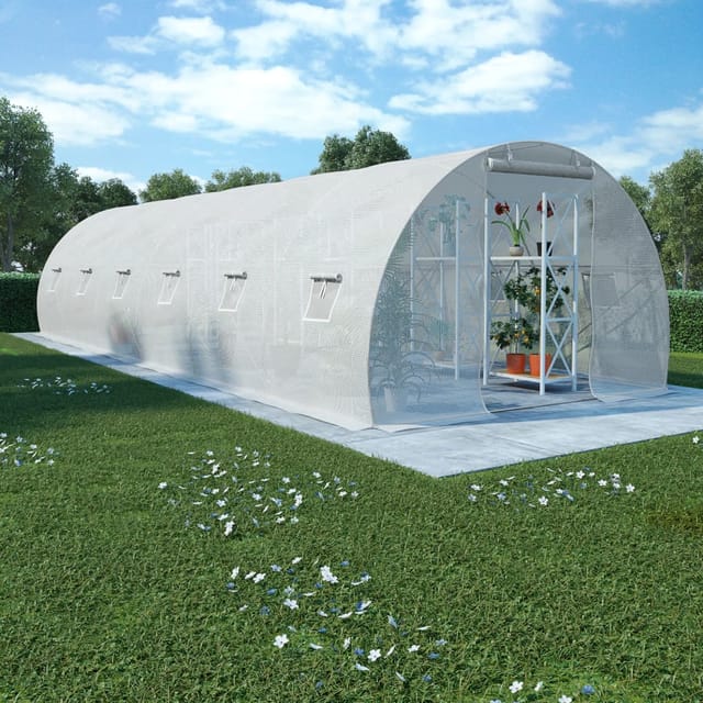 vidaXL Gewächshaus 27m² 900x300x200 cm 45752