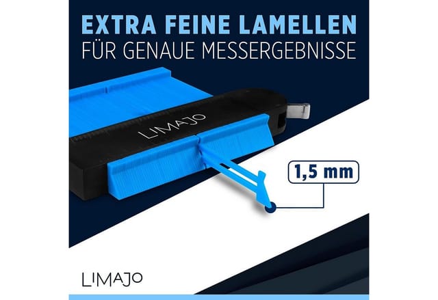 SOTECH 2er Set Konturenlehre 25 cm 12 cm