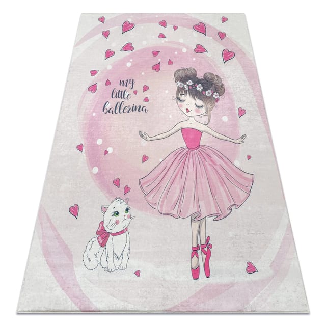 RugsX Teppich Bambino VG20924 Rosa 80cm 150cm