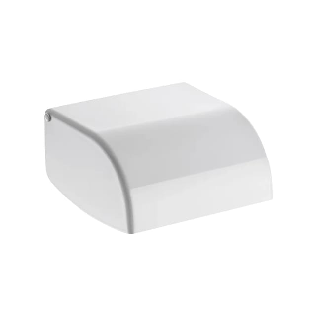 Delabie WC-Papierhalter Edelstahl 1.4301 pulverbeschichtet weiß