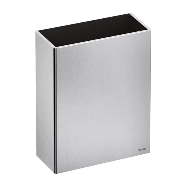 Delabie Wand-Abfallbehälter 25 L Edelstahl 1.4301 sat.