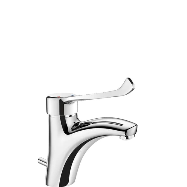 Delabie Einhebel-Waschtischmischer H85 L135 mm mit Hygienehebel