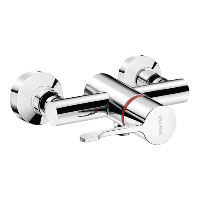 Delabie SECURITHERM sequentielle Thermostat-Mischbatterie, Brauseabgang unten