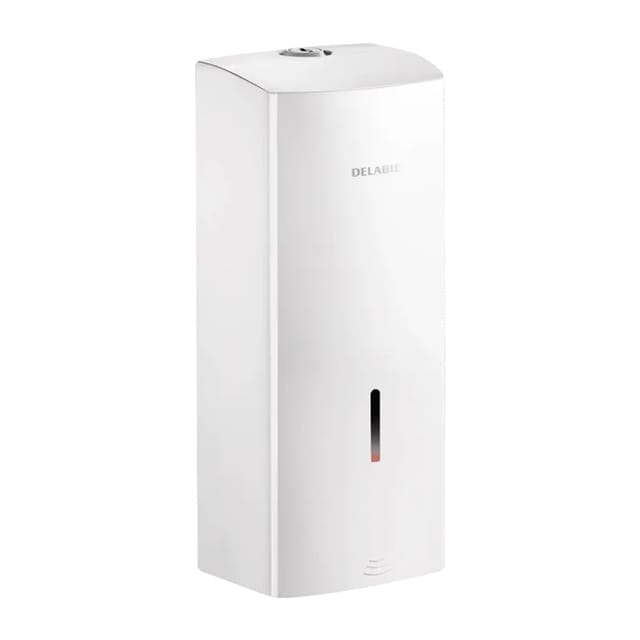 Delabie Elektronischer Flüssigseifenspender 1, Edelstahl 1.4301, weiß