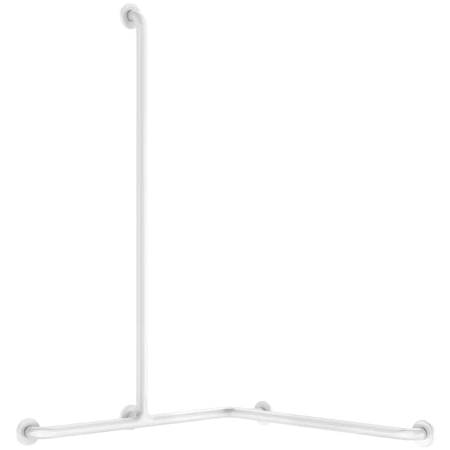 Delabie DUHA Duschhandlauf mit vertikaler Brausestange Ø 32 mm, Nylon weiß
