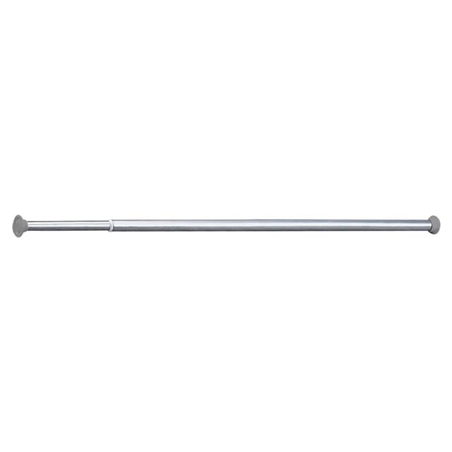 Delabie Duschvorhangstange gerade ausziehbar ECO D20 760-1260 mm, poliertes Aluminium.