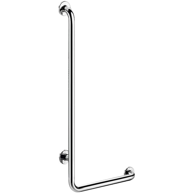 Delabie Handlauf L-Form rechts Ø32 mm H1150 mm Edelstahl hochglanzpoliert