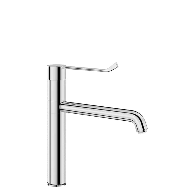 Delabie Einhebelmischer Waschtisch hoch H165 L220 Hygienehebel