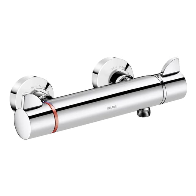 Delabie Brause-Thermostatarmatur SECURITHERM Securitouch, STOP/CHECK