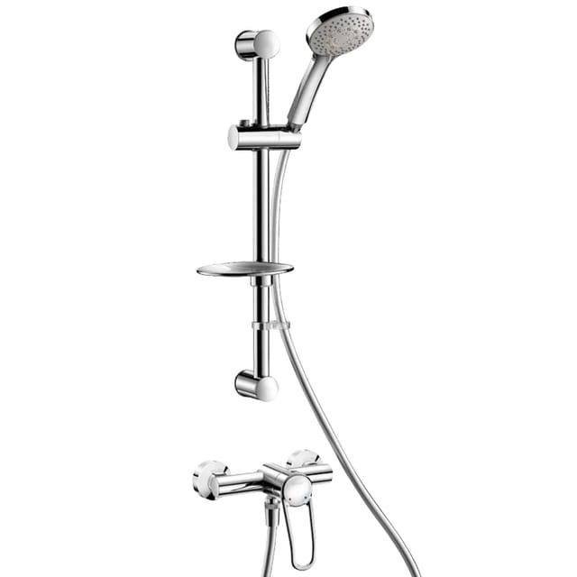 Delabie Duschsystem EHM 2739 Securitouch, Einhebelmischer STOP/CHECK