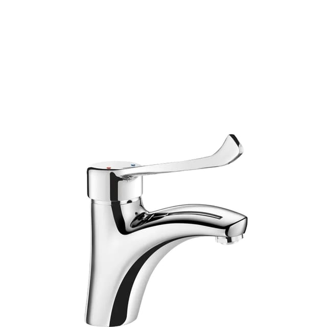 Delabie Einhebel-Waschtischmischer SECURITHERM H85 L135 Hygienehebel