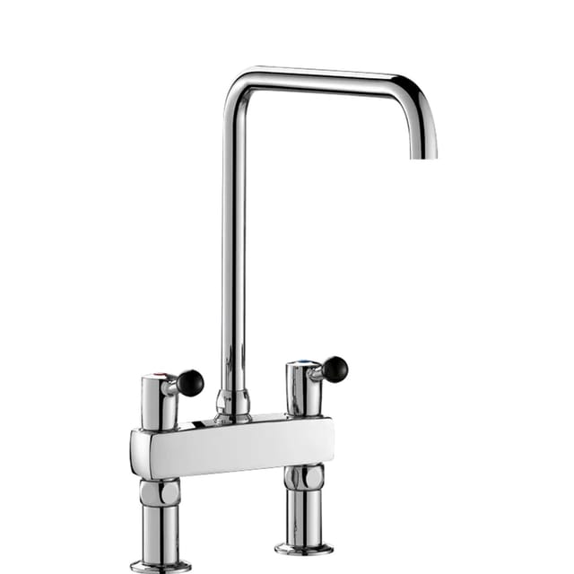 Delabie Standarmatur 2-Loch Schwenkauslauf Ø22 L300 H380, 100,/min