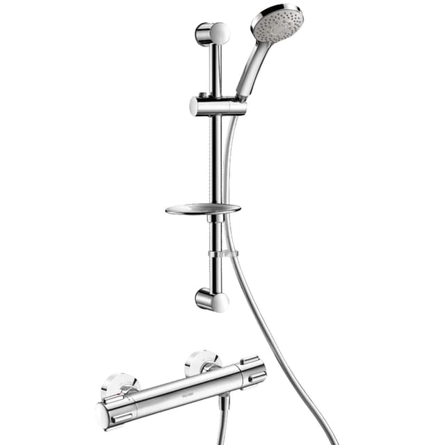 Delabie Duschsystem H9739 mit Brausethermostat STOP/CHECK-Anschluss