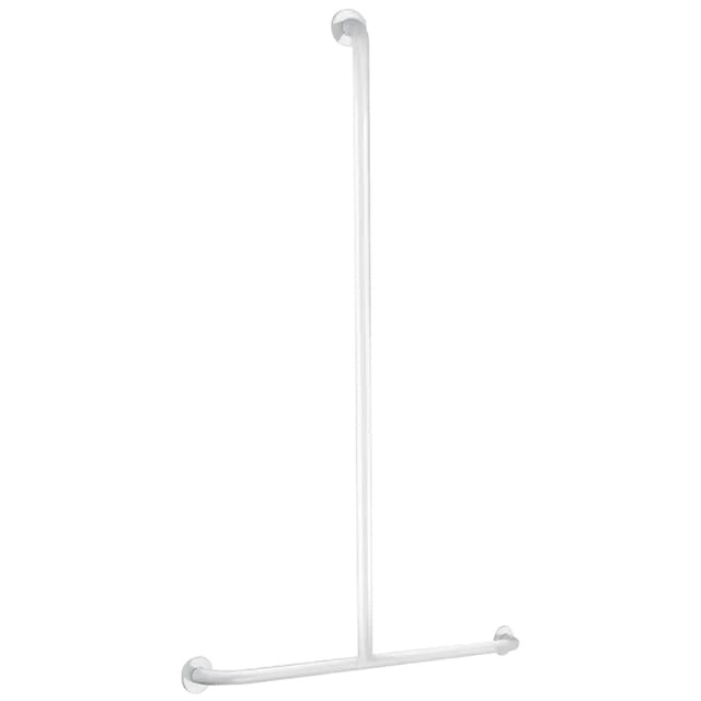 Delabie Handlauf Basic T‑Form Ø32 1.150 x 500 mm pulverbeschichtet weiß