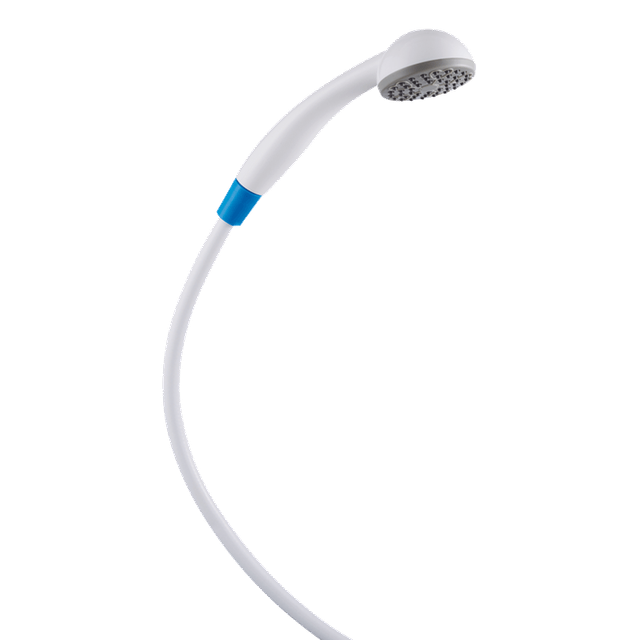 Delabie Einmalbrausegarnitur blau 1500 mm, 25 Stück