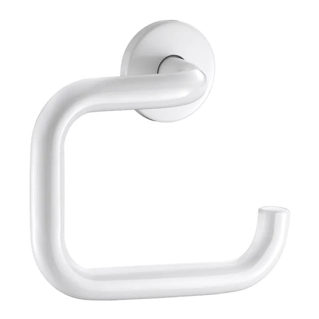 Delabie WC-Papierhalter U-Form Edelstahl pulverbeschichtet weiß
