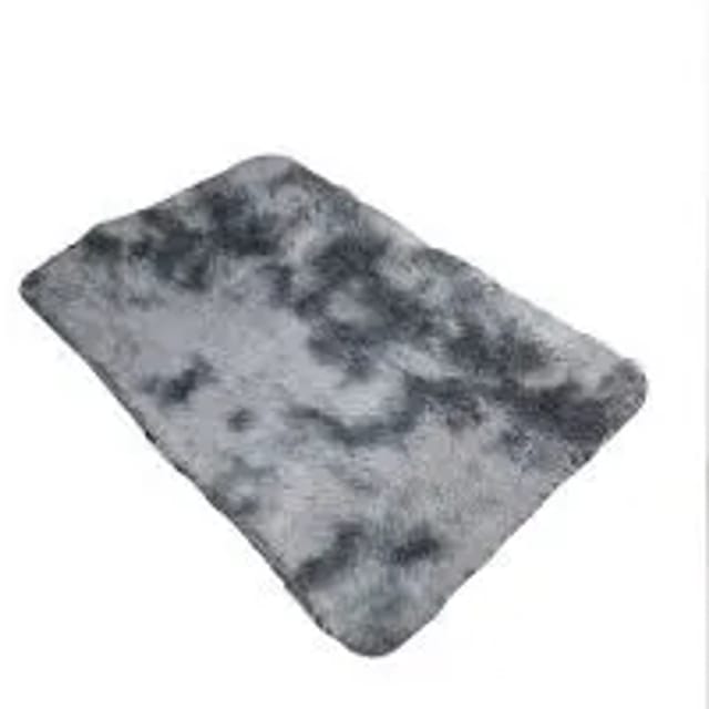 Rebiko Plüschteppich Shaggy Hellgrau Weich Flauschig 300 X 200 Cm