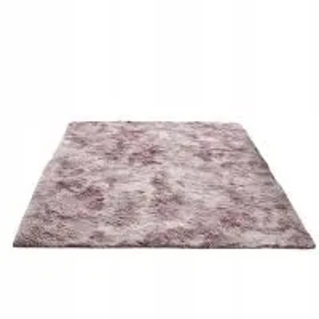 Rebiko Rosa Plüschteppich Shaggy Rabbit 220 X 160 Cm Weich Angenehm Xxl