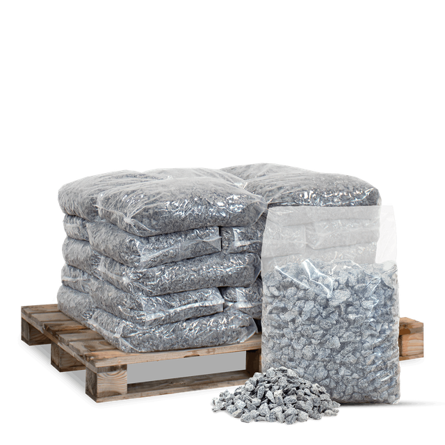 Galamio Serpentinsplitt Grün-nuanciert 20kg x 25 Sack 500kg Palette