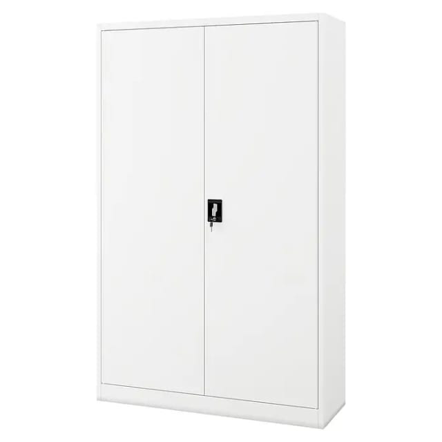 Jan Nowak Büro Aktenschrank Metallschrank JAN II 115 x 185 x 40 cm Weiß