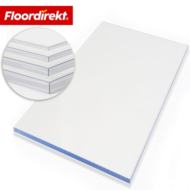 Floordirekt Polystyrolplatte Kunststoffplatte Transparent 250 x 500 x 3,7 mm 1 Stück