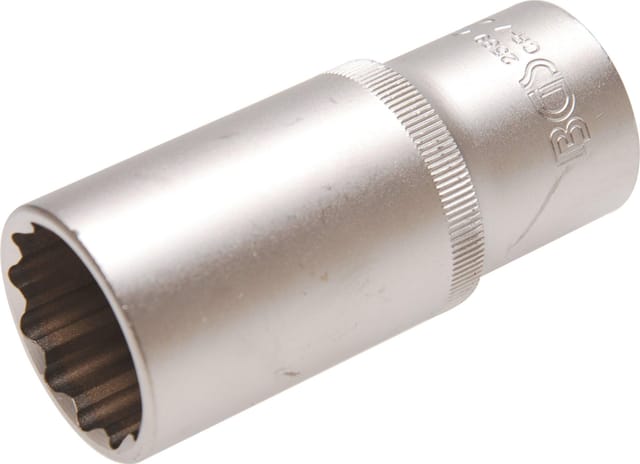 BGS Steckschlüssel Einsatz Für Diesel Einspritzdüsen Antrieb Innenvierkant 12 5 Mm 1 2 Zoll SW 27 Mm 2539