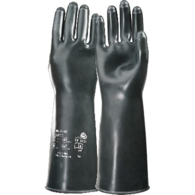 Honeywell Chemikalienhandschuhe Butoject 898 Schwarz Gr 9 898 9