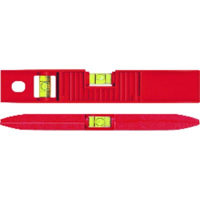 BMI Wasserwaage TORPEDO 25Cm ABS Rot 1Mm M M Magnet 685025003M