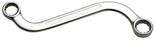 BGS S Form Doppel Ringschlüssel Zwölfkant SW 14 X 15 Mm 30743
