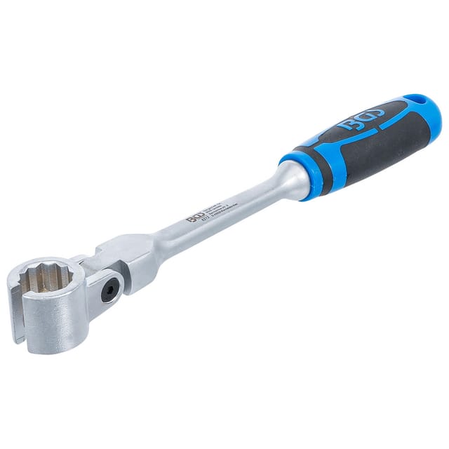 BGS Spezial Ringschlüssel Für Lambdasonden Kippbar Mit Griff SW 22 Mm 8272
