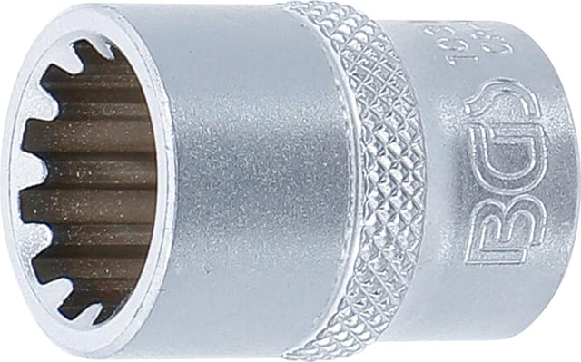 BGS Steckschlüssel Einsatz Gear Lock Antrieb Innenvierkant 10 Mm 3 8 Zoll SW 14 Mm 10314