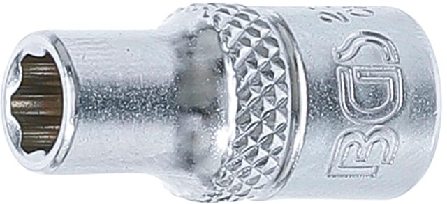 BGS Steckschlüssel Einsatz Super Lock Antrieb Innenvierkant 6 3 Mm 1 4 Zoll SW 5 5 Mm 2343