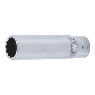 BGS Steckschlüssel Einsatz Zwölfkant Tief Antrieb Innenvierkant 6 3 Mm 1 4 Zoll SW 10 Mm 10710