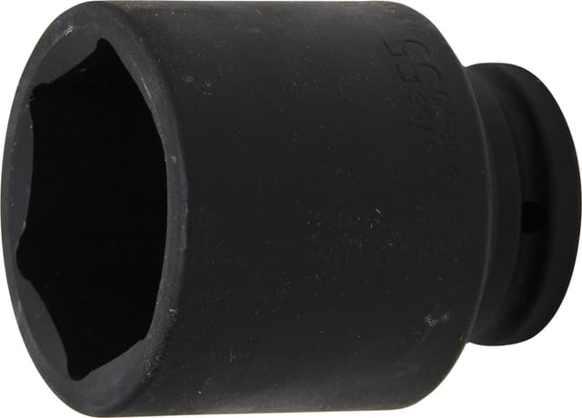 BGS Kraft Steckschlüssel Einsatz Sechskant Tief Antrieb Innenvierkant 20 Mm 3 4 Zoll SW 55 Mm 5755