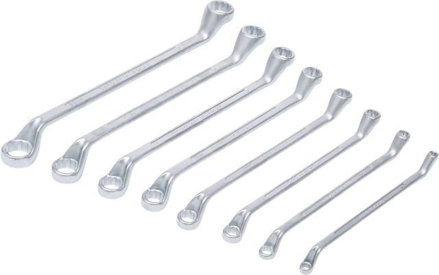BGS Doppel Ringschlüssel Satz Gekröpft SW 6 X 7 20 X 22 Mm 8Tlg 1213