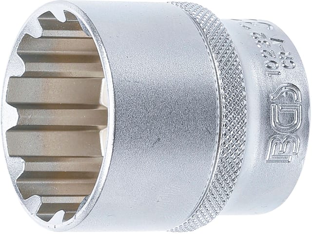 BGS Steckschlüssel Einsatz Gear Lock Antrieb Innenvierkant 12 5 Mm 1 2 Zoll SW 32 Mm 10232