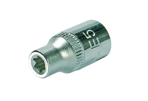 BGS Steckschlüssel Einsatz E Profil Antrieb Innenvierkant 6 3 Mm 1 4 Zoll SW E5 6405