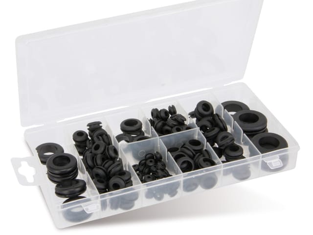 BGS Gummi Durchgangstüllen Sortiment Metrisch 180Tlg 8125